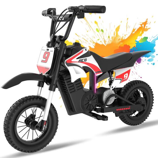 Elektrische kindermotor R9X PRO, 4‑14 jaar, 300W, 12‑inch banden