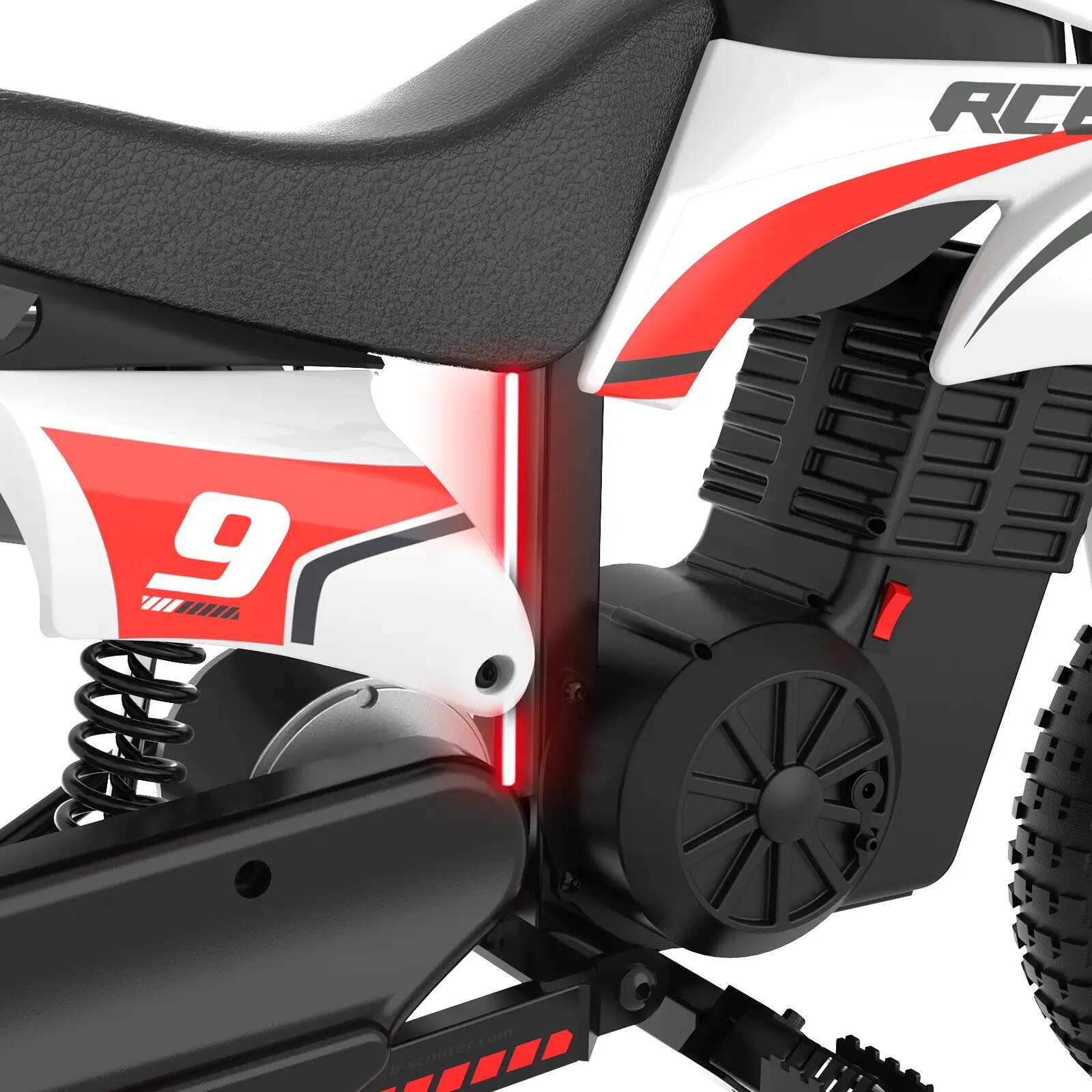 Elektro Kinder Crossmotorrad R9X PRO, 12 Zoll Reifen, Doppel-Federdämpfer 7/7