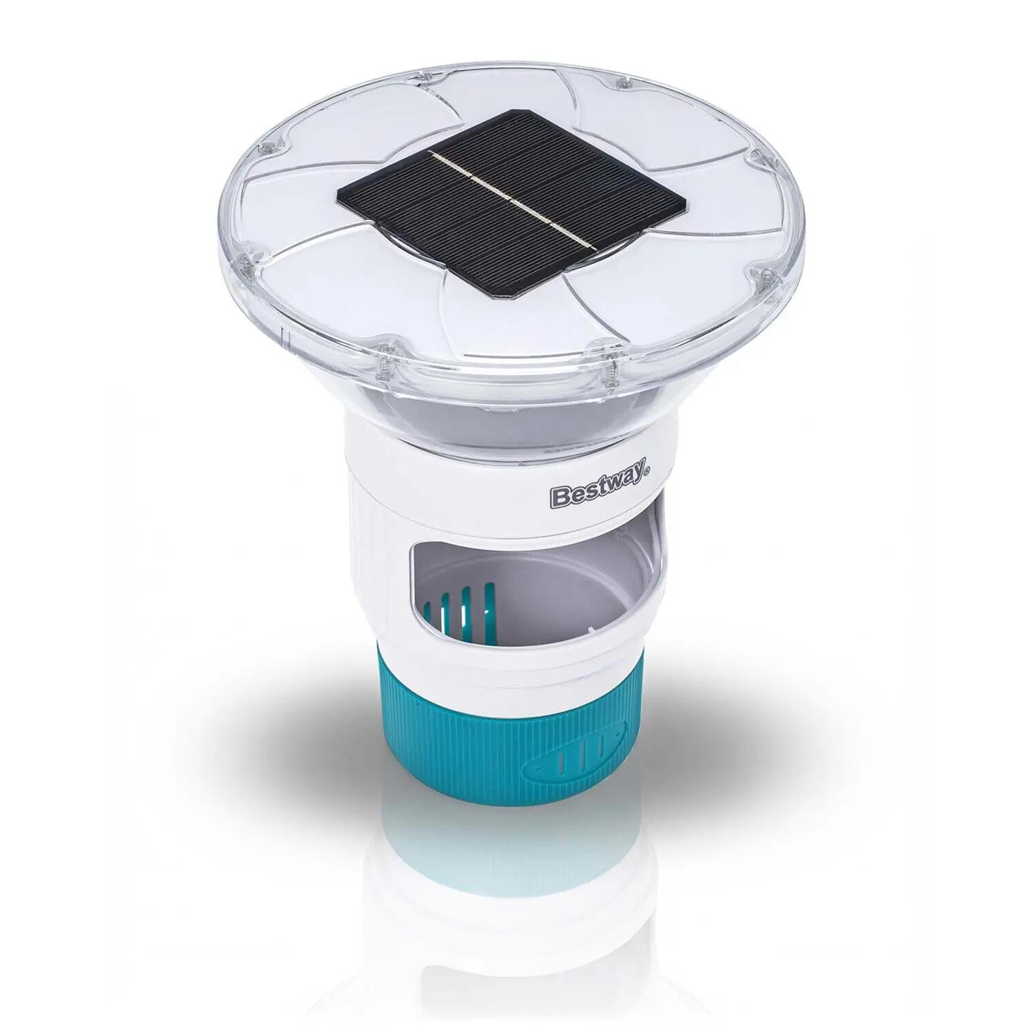 Dosatore per cloro Bestway SolarGlow con  led a 4 colori 2/9