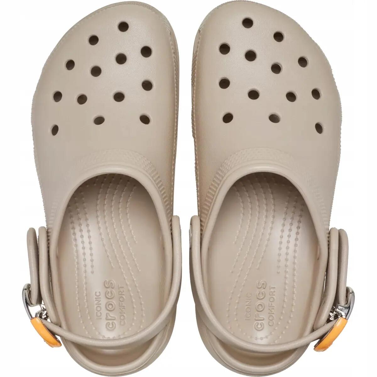 Felnőtt vízi klumpa puha talpú Crocs Classic Platform Dipped Buckle Clog 6/6