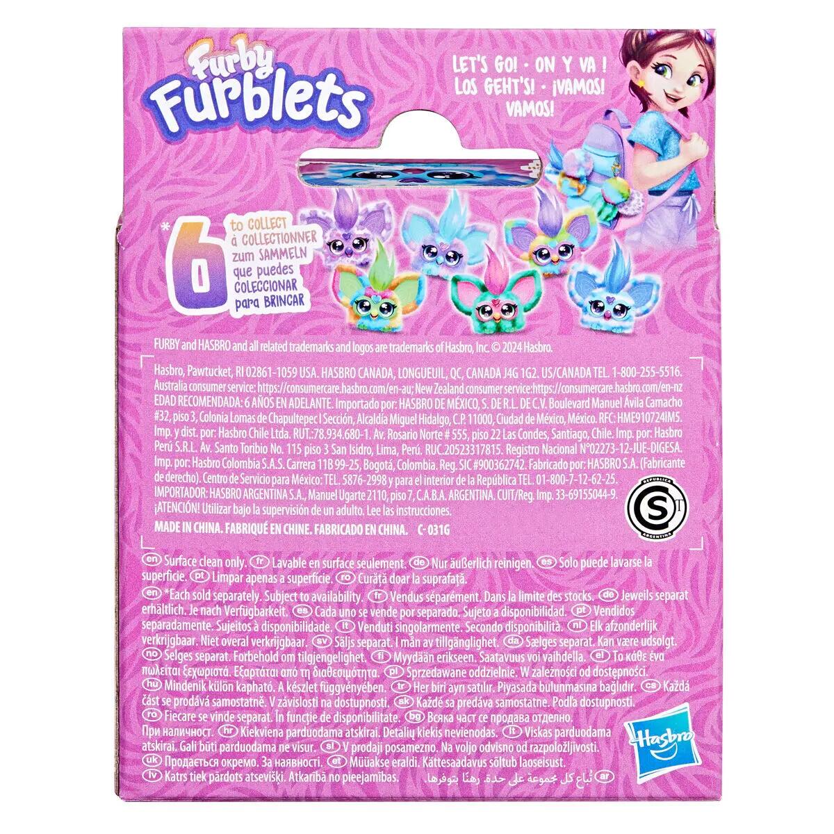 Peluche Hasbro Furblet Ooh Koo mini Furby 4/4