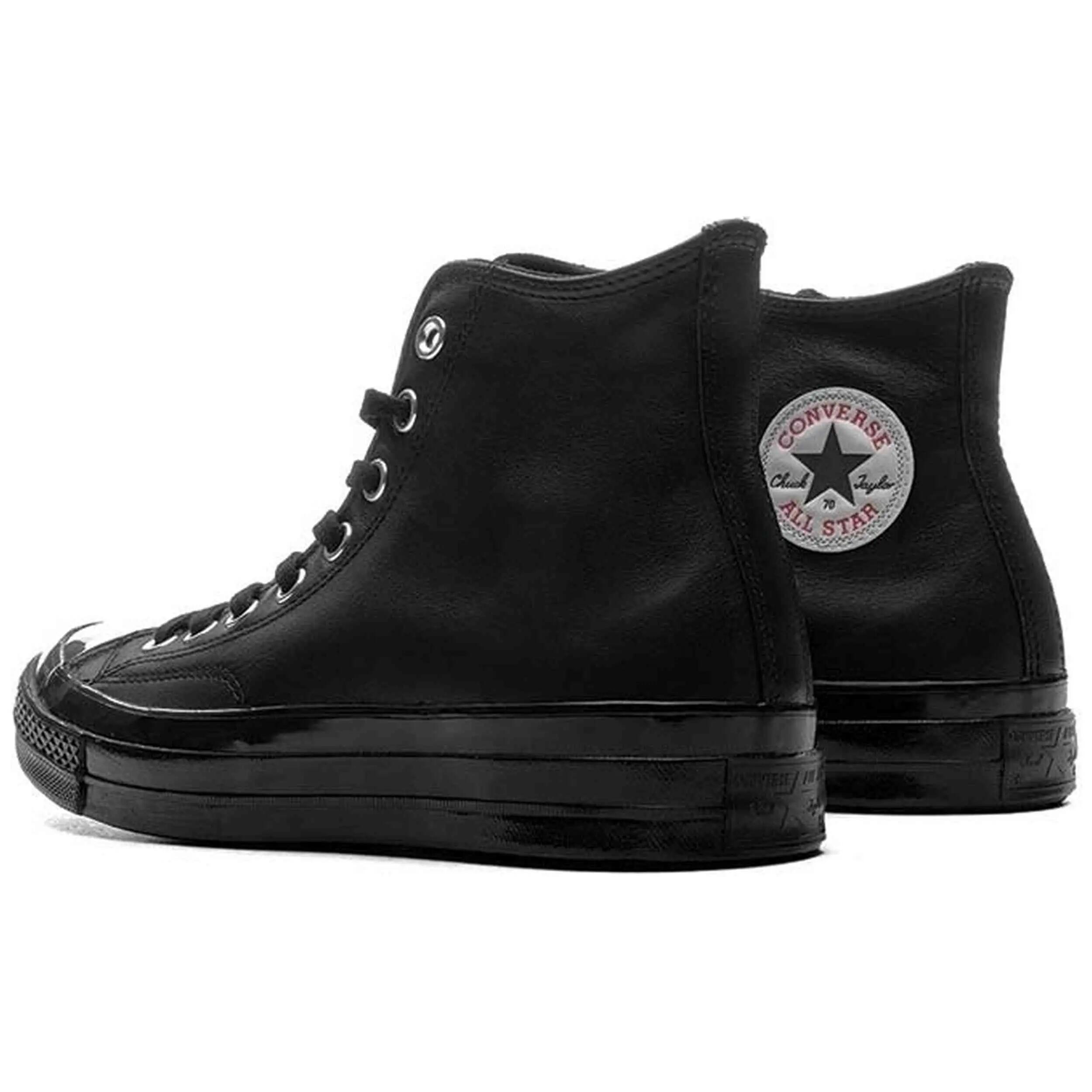 Baskets Converse modèle Converse Chuck 70 HI "Black" pour unisexe 3/4
