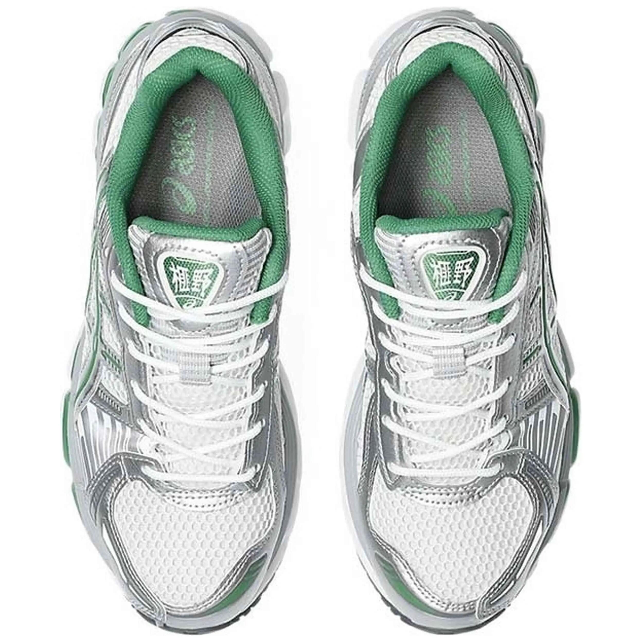 Baskets Asics modèle Asics Gel Kayano 12.1 "Silver Green" pour homme 4/4