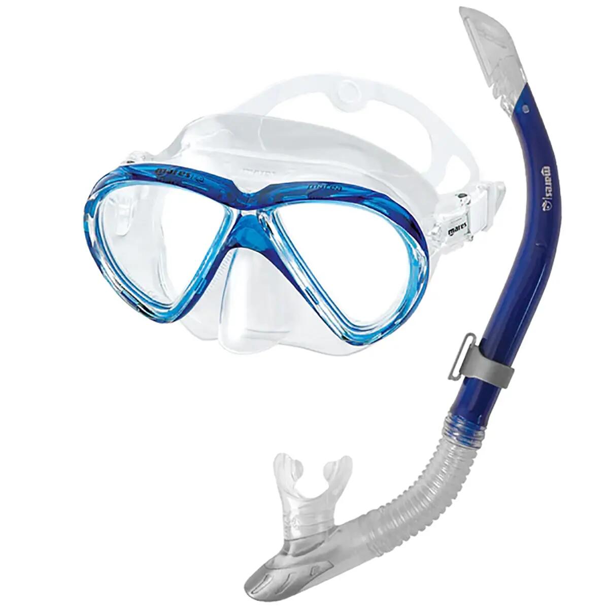 Mares X-One Pirate Junior Schnorchel-Set - Blau - Größe M-G 3/5