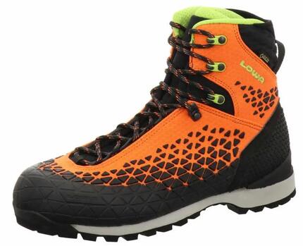 LOWA Herren Alpine SL GTX Men flame Wanderschuh Kunststoff (Synthetik) in orange