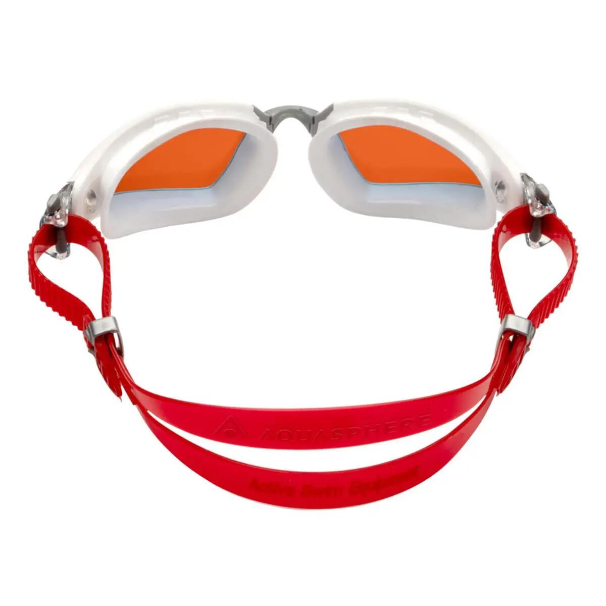 Aqua Sphere Kayenne Pro Red Titanium verspiegelte Skibrille - Weiß/Rot 4/7