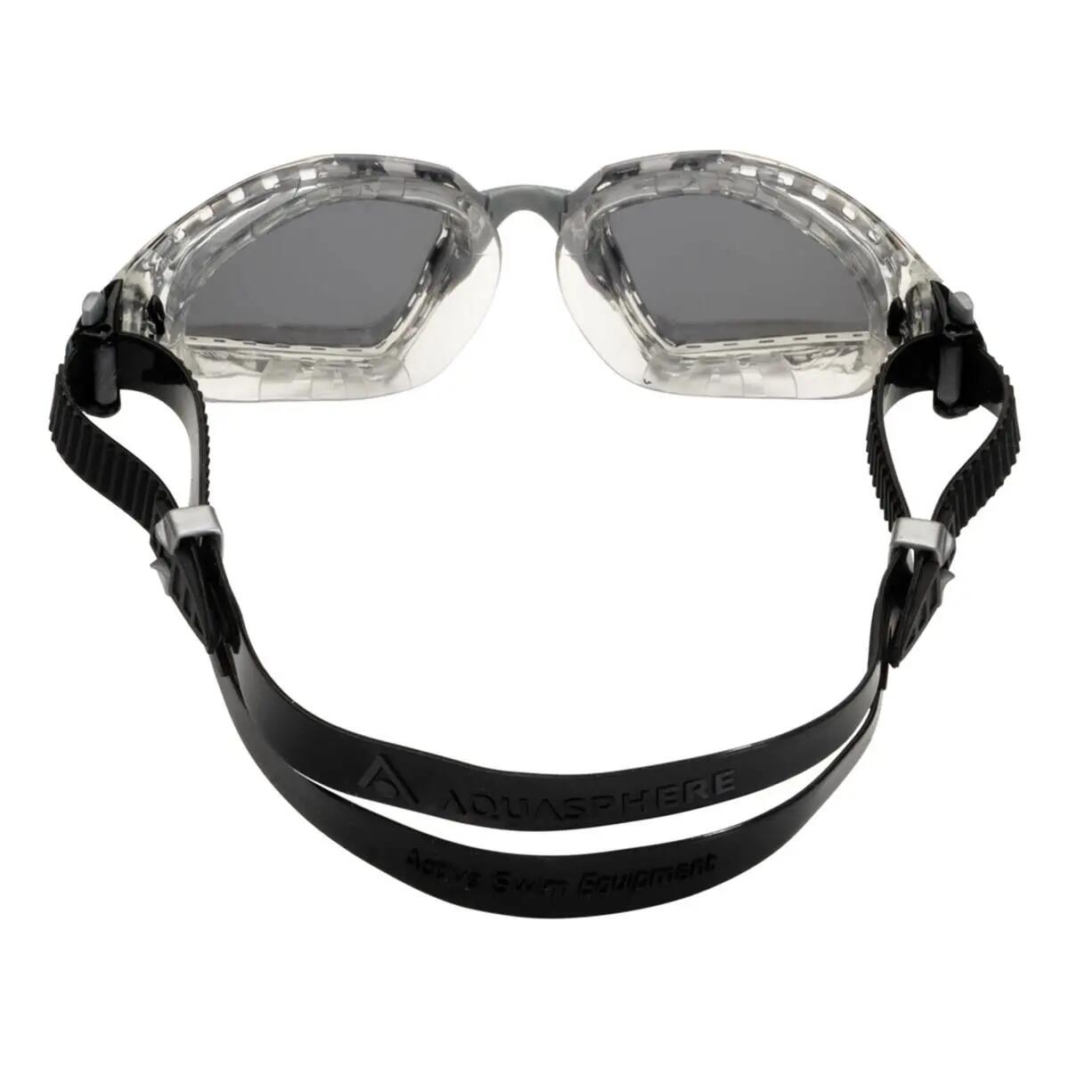 Aqua Sphere Kayenne Pro Silver Titanium verspiegelte Skibrille - Grau/Schwarz 3/4