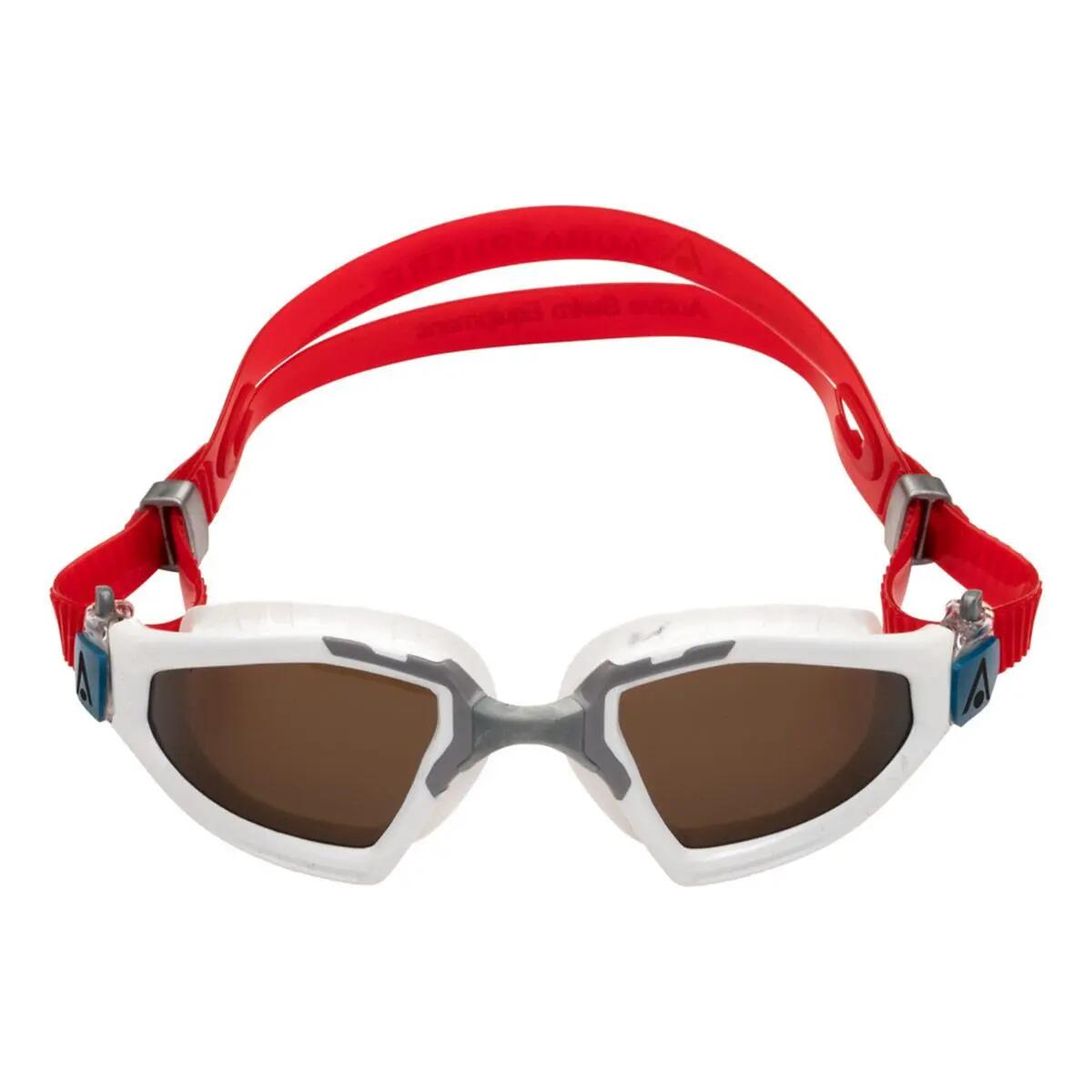 Aqua Sphere Kayenne Pro Brown polarisierte Skibrille - Weiß/Grau 4/7