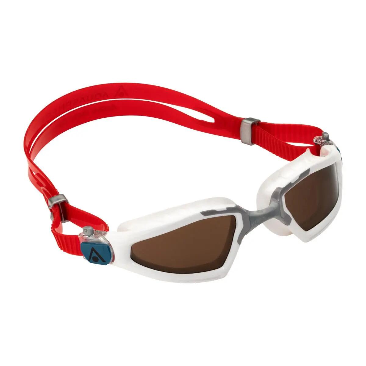 Aqua Sphere Kayenne Pro Brown polarisierte Skibrille - Weiß/Grau 3/7