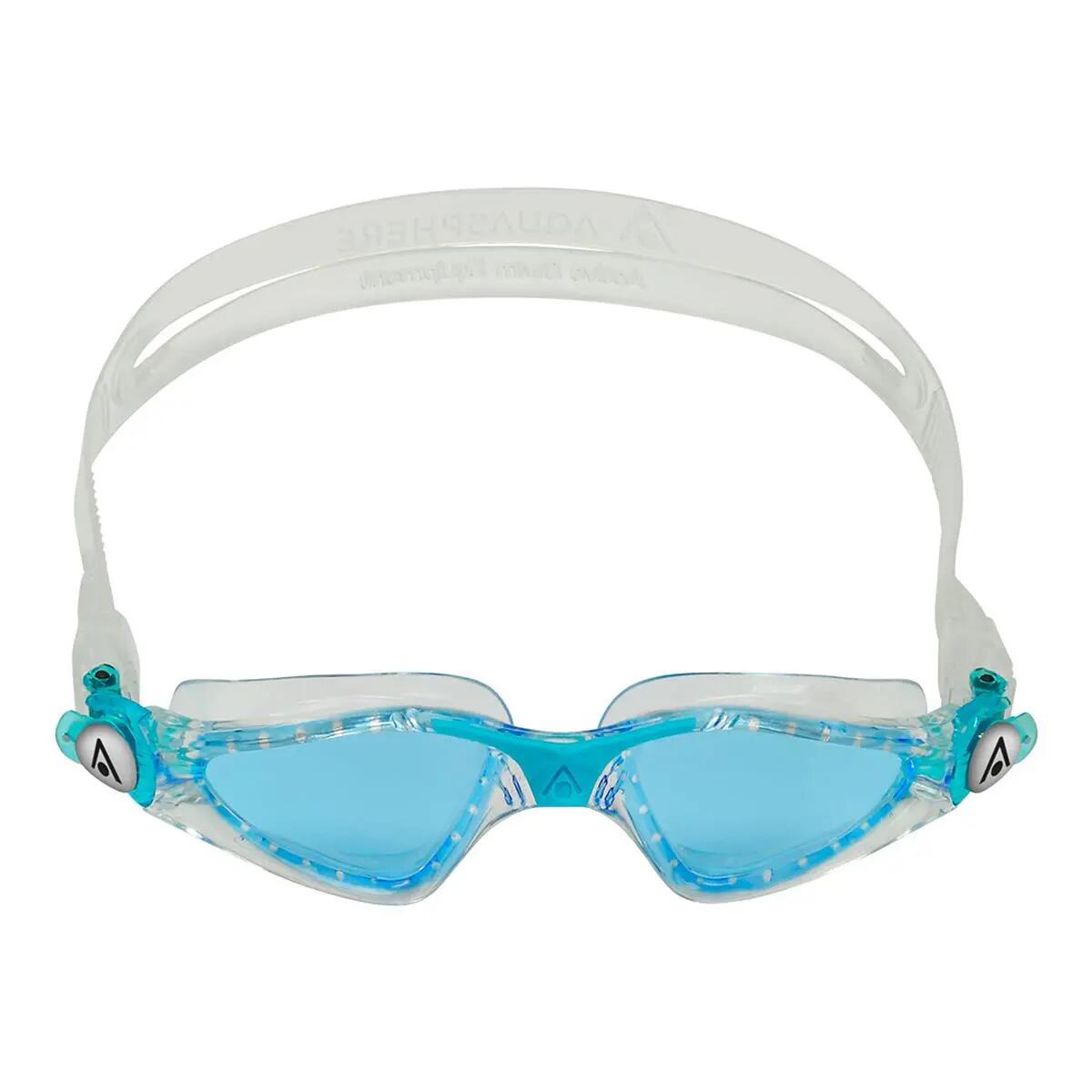 Occhialini Aqua Sphere Kayenne Junior con lenti blu colorate - Trasparente/Acqua 2/6