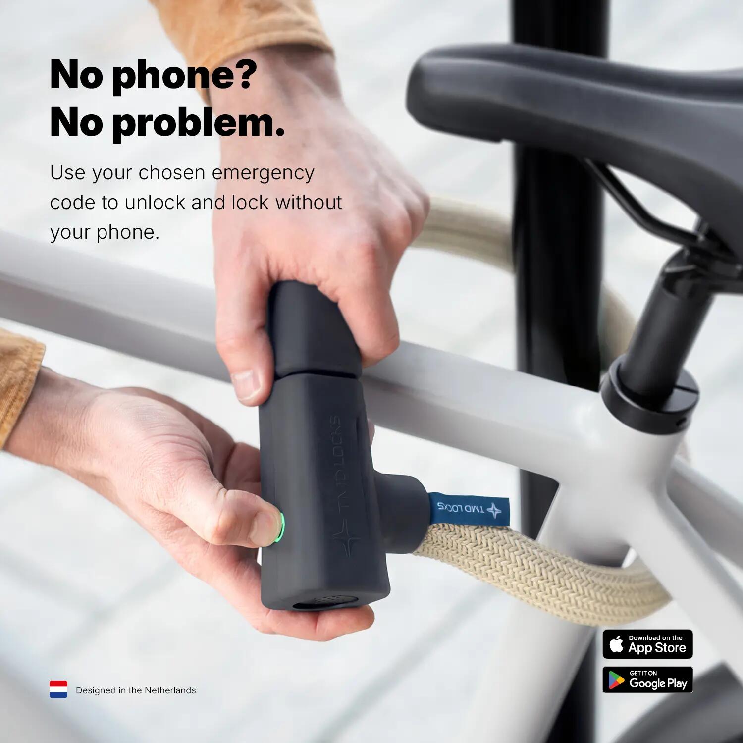 Antivol connecté e-bike sans clé, alarme, certifié ART 2. 9/16