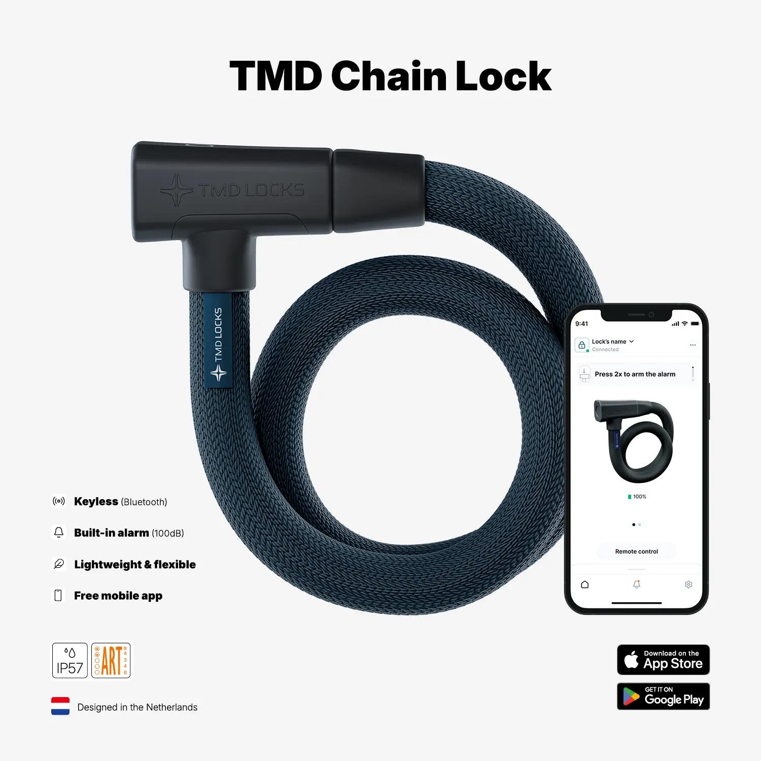 Antivol connecté e-bike sans clé, alarme, certifié ART 2. 3/16
