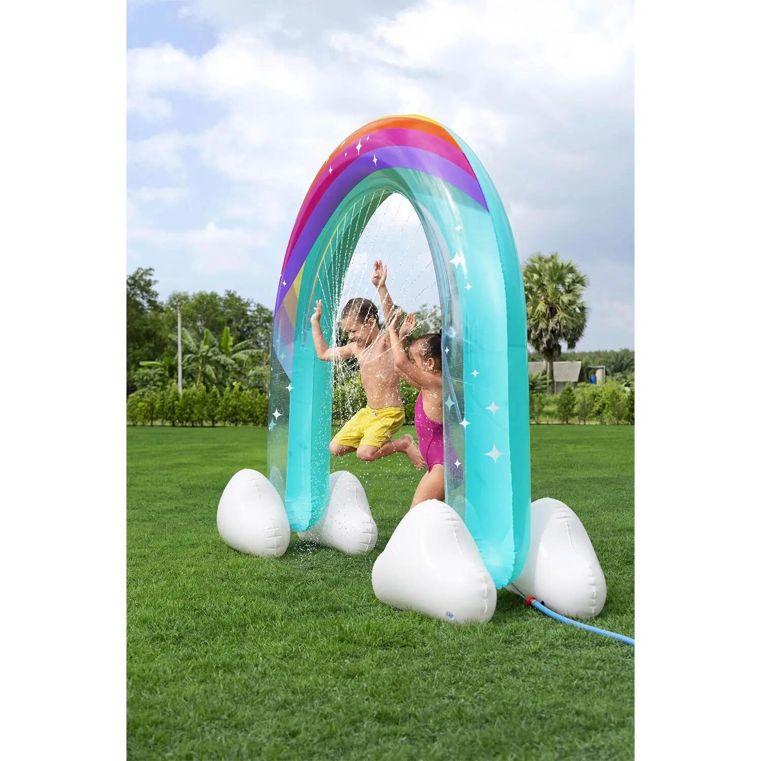 Aspersor hinchable Arcoiris para jardín Bestway 10/11