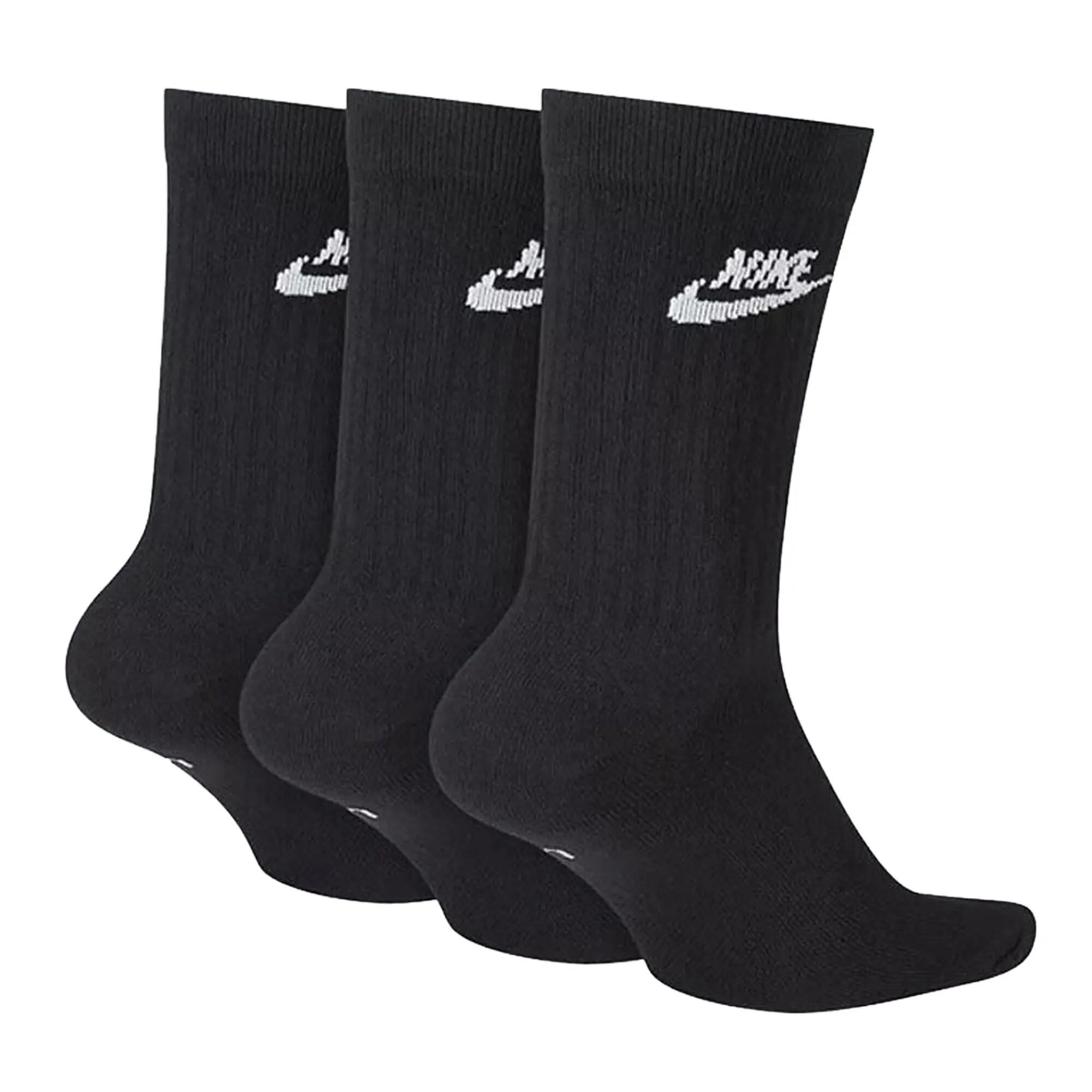 Ensemble Chaussettes Tous Les Jours ESSENTIALS Adulte (Noir) 3/4