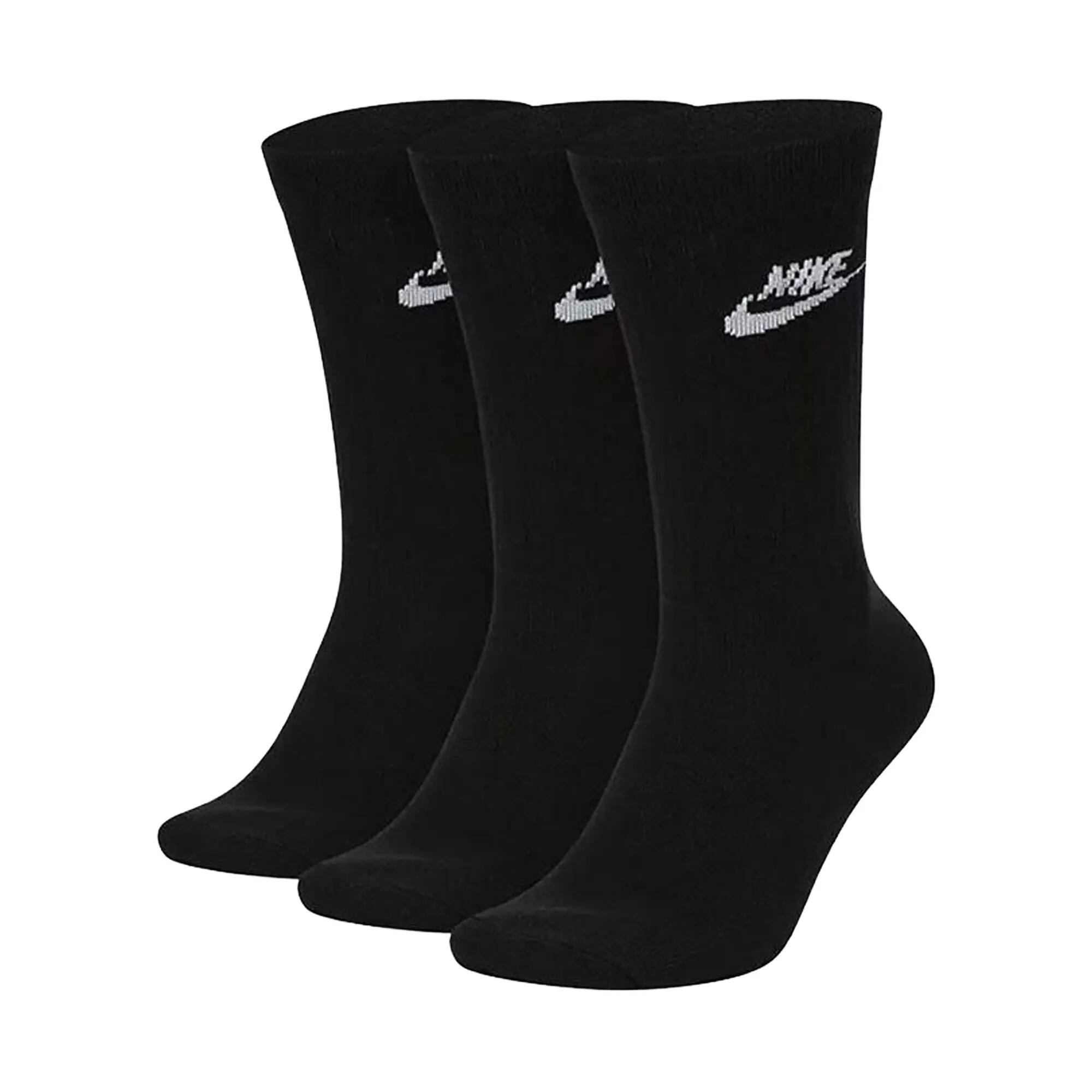 Ensemble Chaussettes Tous Les Jours ESSENTIALS Adulte (Noir) 2/4