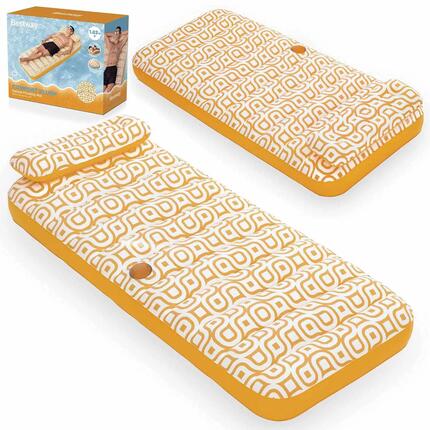 Dmuchany materac do pływania Bestway 43836 leżak fotel wodny na plażę 183x84 cm