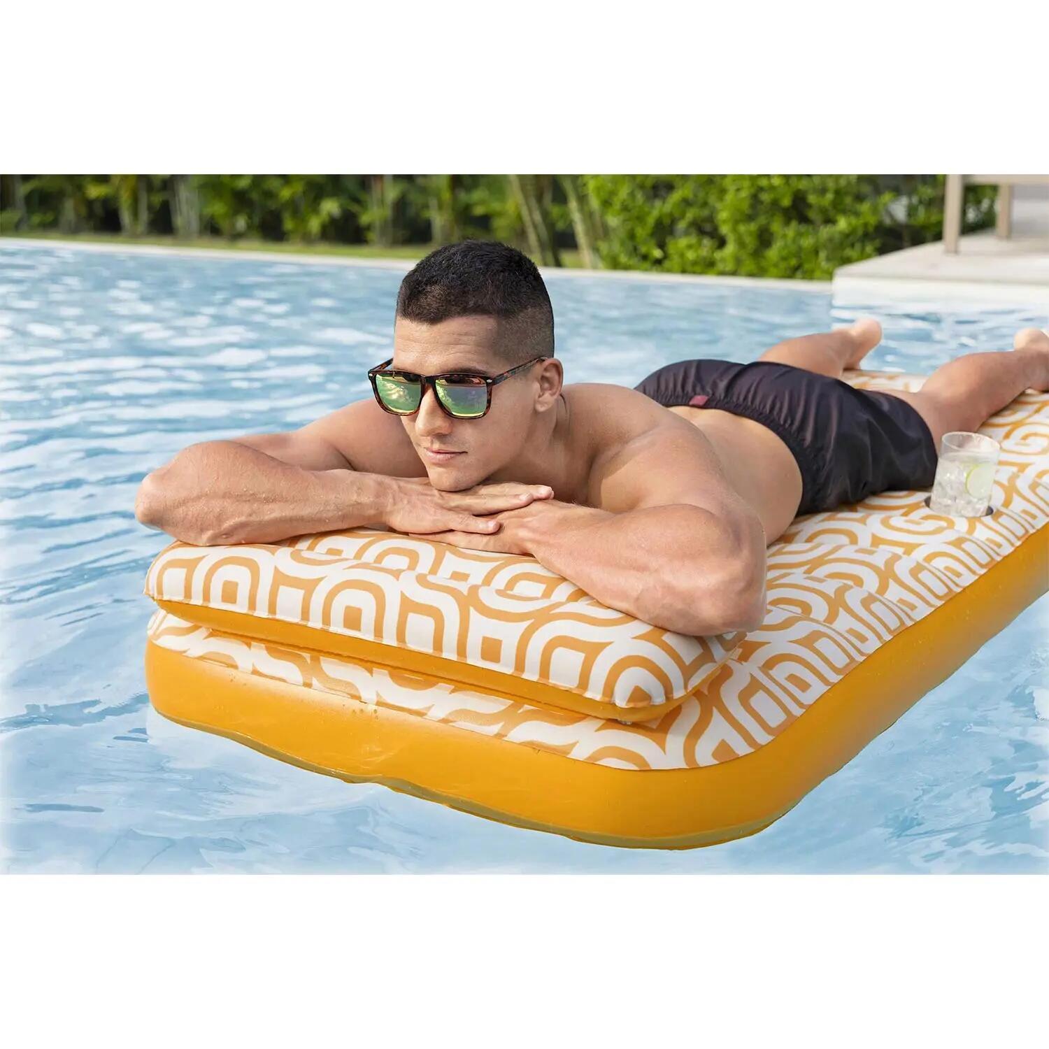 Colchoneta Inflável Bestway 183x84 cm com Porta-Copos 10/10