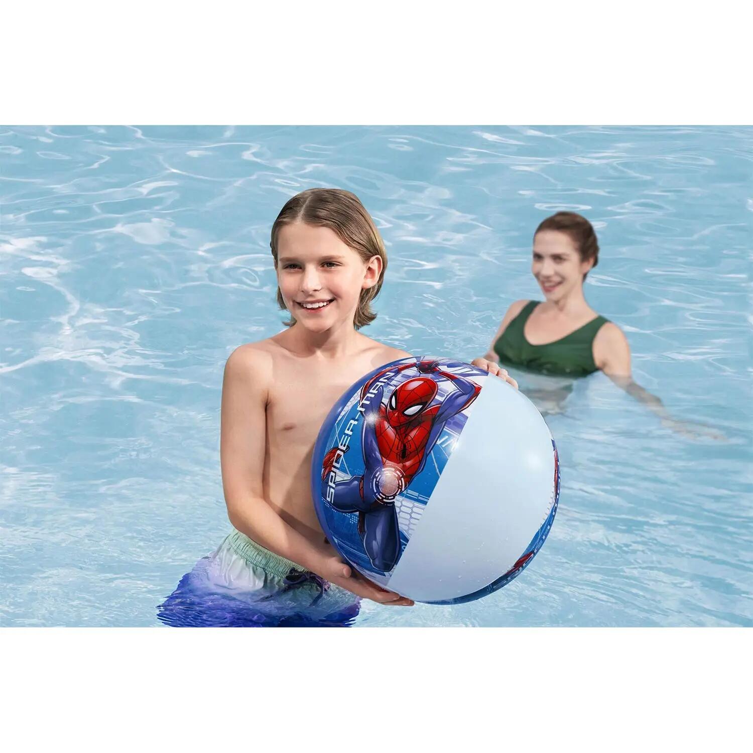 BESTWAY Ballon de Plage Gonflable Spider-Man 51 cm – Ballon Marvel 8/8