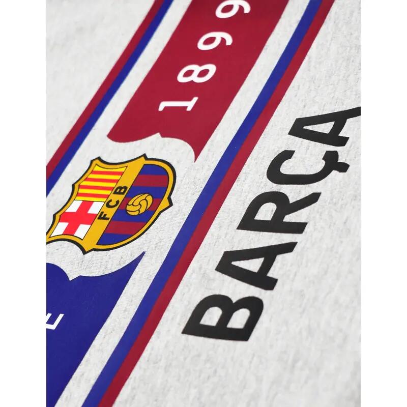 Le t-shirt gris du Barça - enfant 3/4