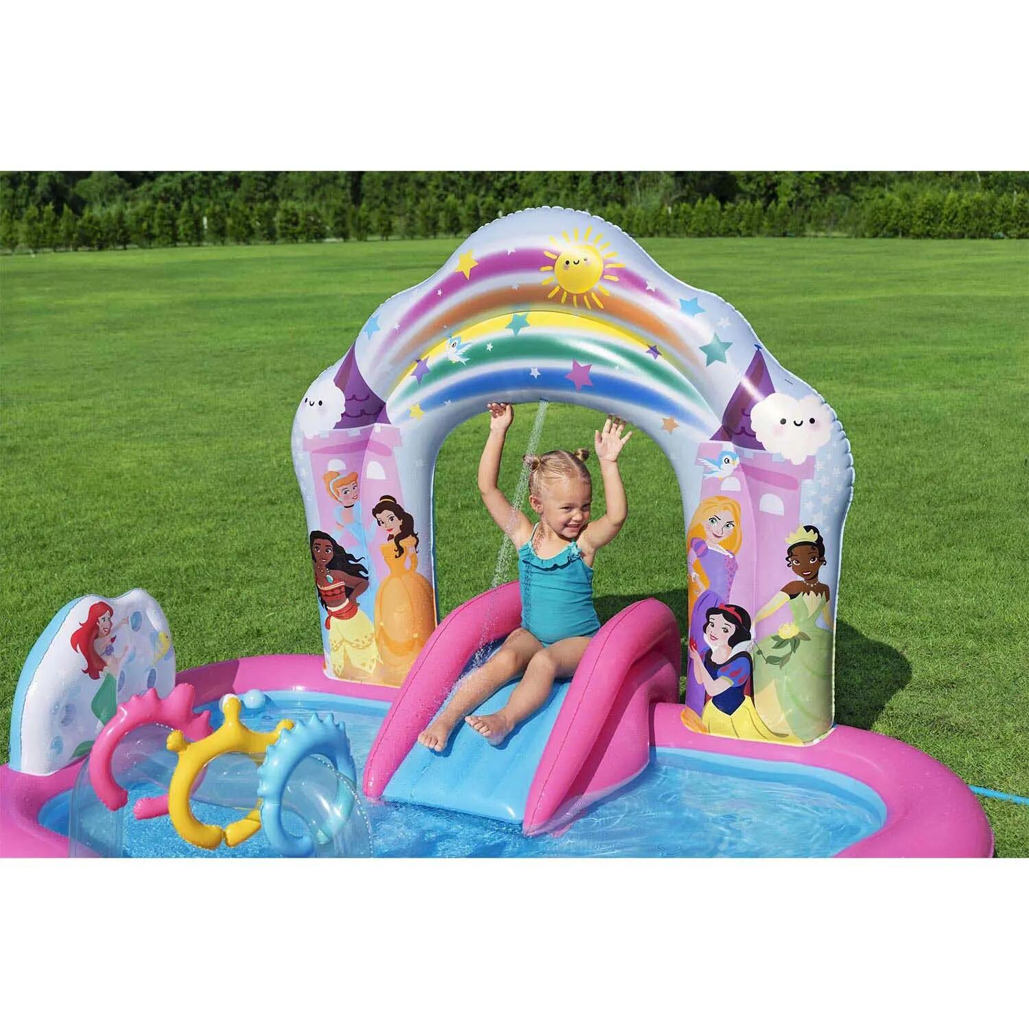 Dmuchany plac zabaw Bestway wodny zjeżdżalnia Princess Disney 8/13