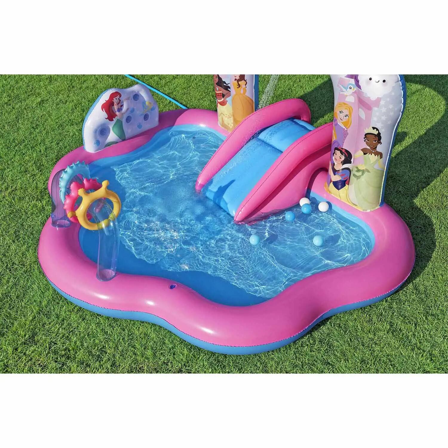 Dmuchany plac zabaw Bestway wodny zjeżdżalnia Princess Disney 12/13