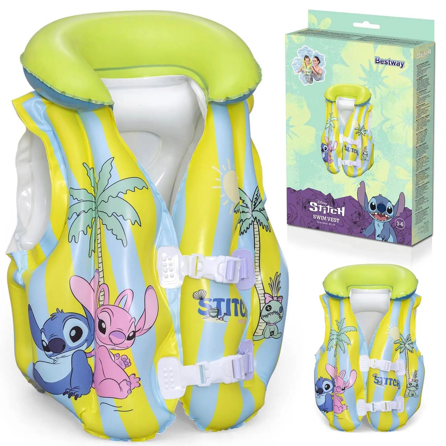 BESTWAY VESTA INOT GONFLABILA STITCH 51X46 CM