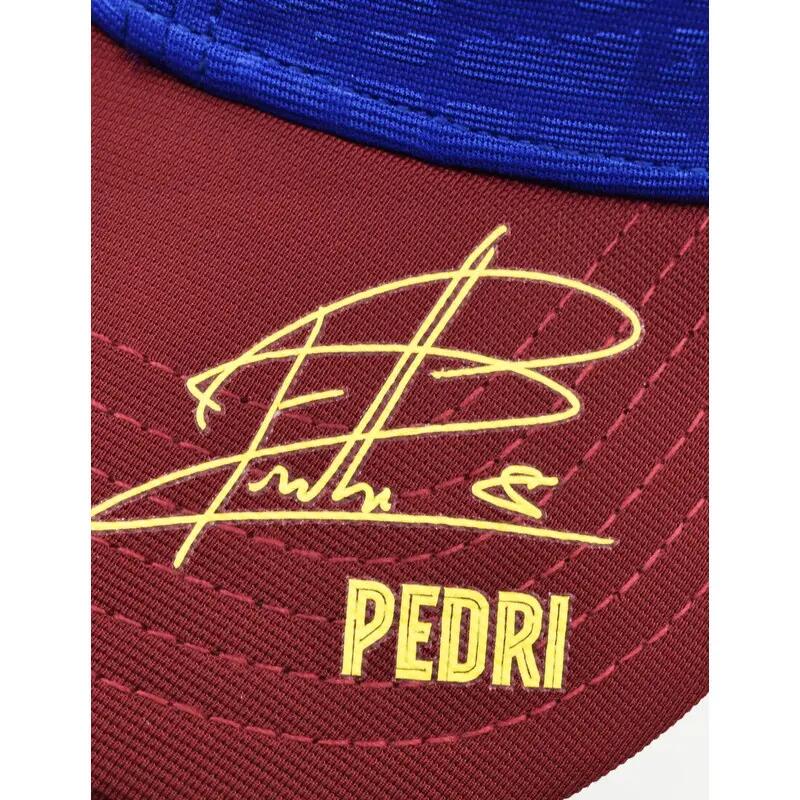 Czapka bejsbolowa FC Barcelona z autografem Pedriego 2/4