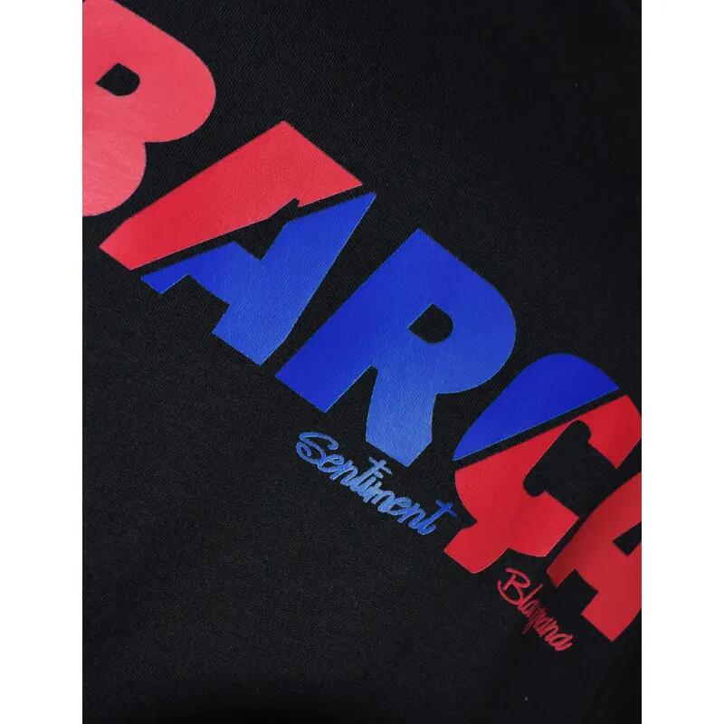 Camiseta FC Barcelona Sentiment Blaugrana Negra - Júnior 3/5