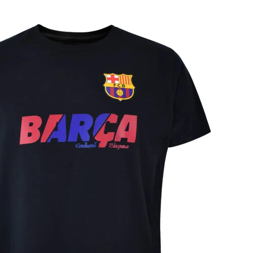 Camiseta FC Barcelona Adulto Sentiment Blaugrana Negra - Júnior 2/5