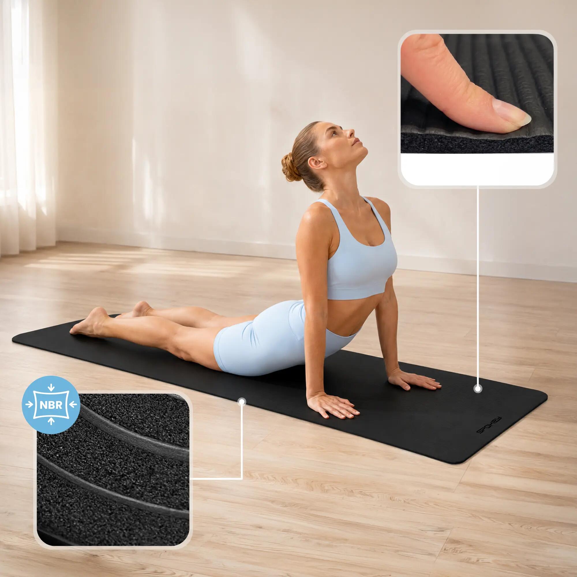 Mata treningowa do ćwiczeń, jogi, pilatesu Spokey Softmat 1,5 cm 5/9