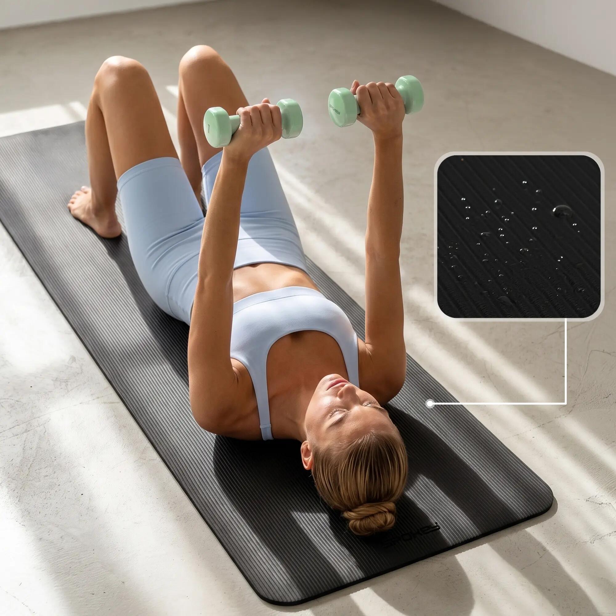 Mata treningowa do ćwiczeń, jogi, pilatesu Spokey Softmat 1,5 cm 4/9