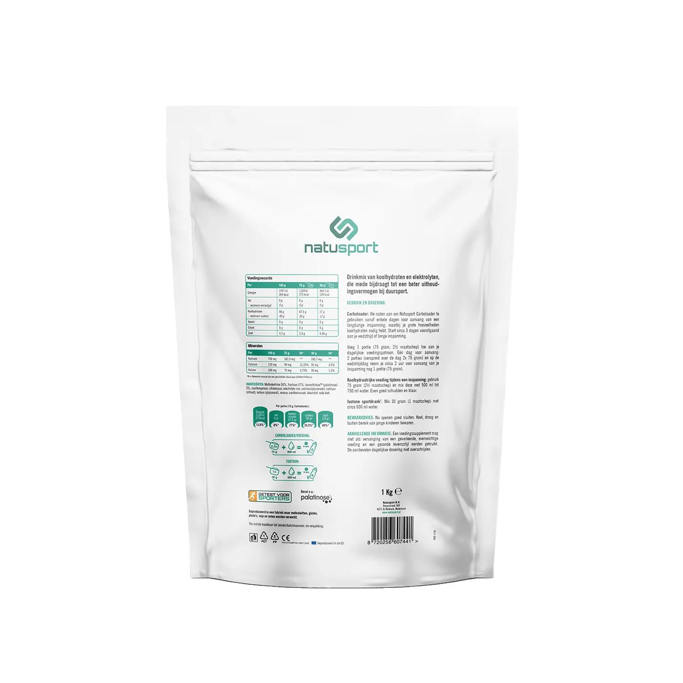 FUEL+ Dual Sportdrank - Aardbei - 1 kg zak 2/3