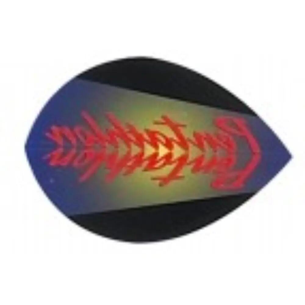 Plumas Pentathlon Oval Árabe Azul/Negro 3/3