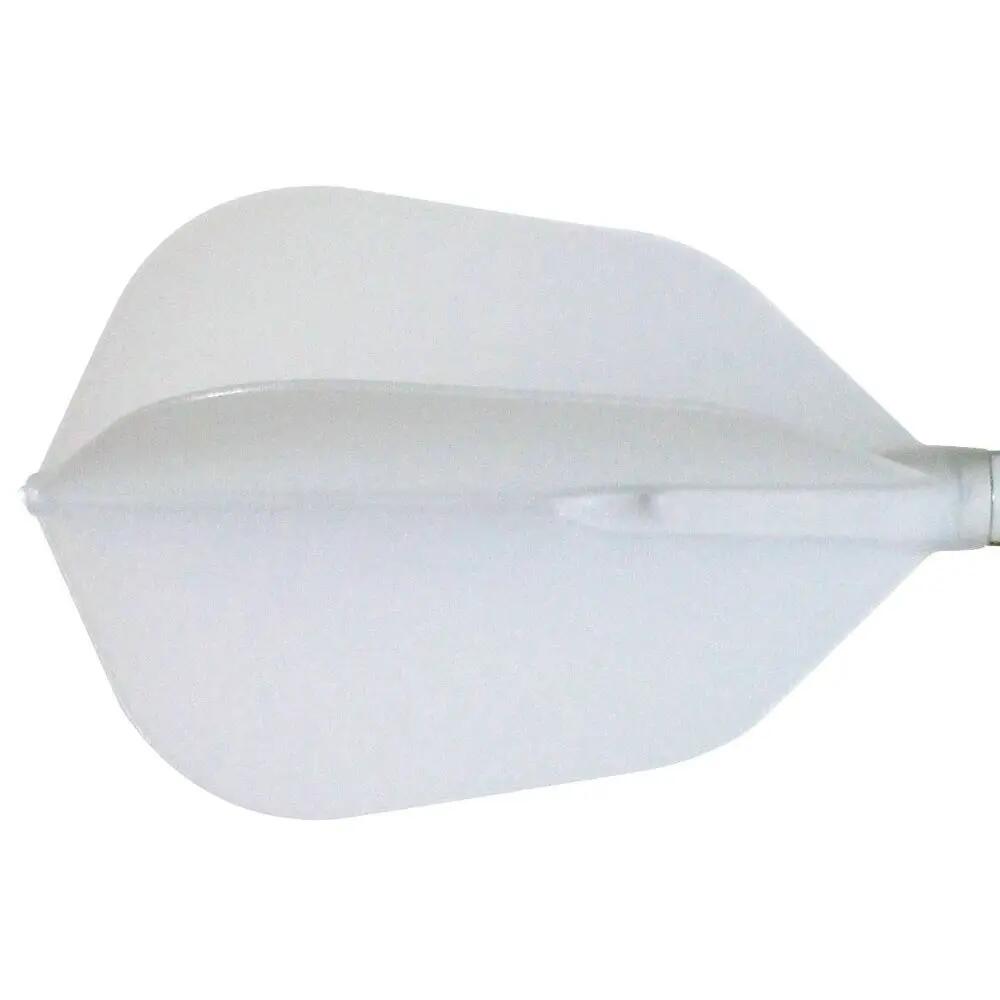 Plumas Fit Flight 6 unid. Super Shape Blanco Natural 3/3