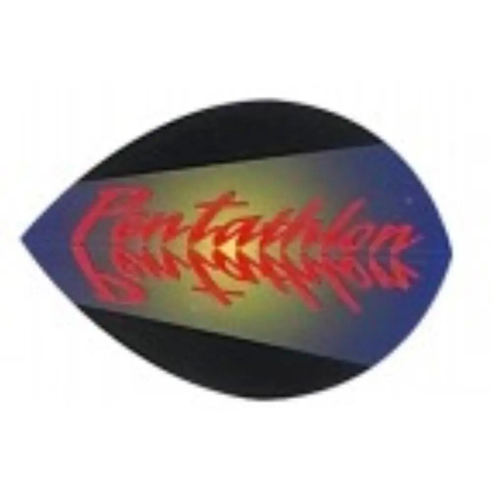 Plumas Pentathlon Oval Árabe Azul/Negro 2/3