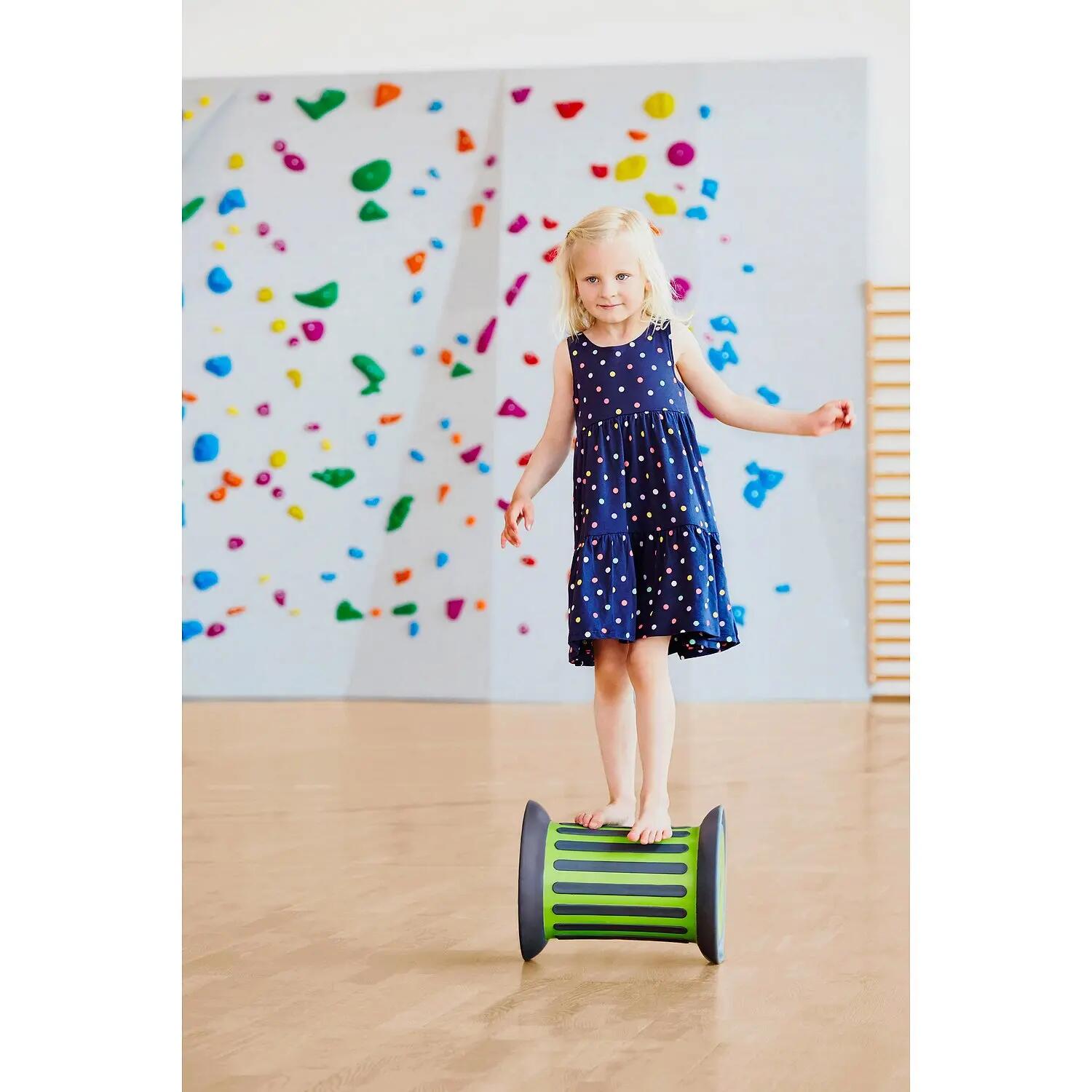 Balancierrolle Roller Grün, mit Sand Functional Training Unisex Grün 3/5