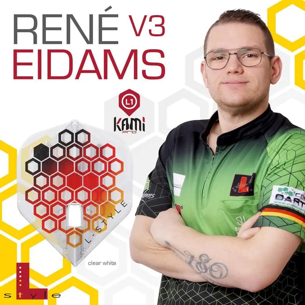 Plumas L-style L1Pro Kami Standard Rene Eidams v3 Clear White 2/3