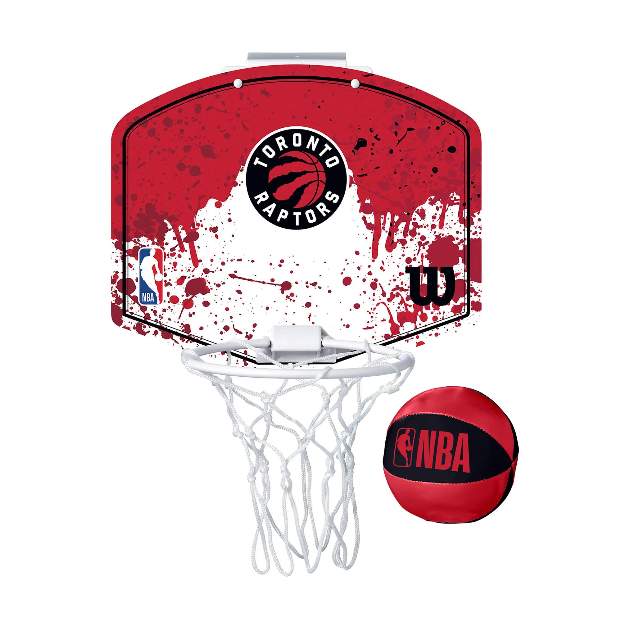 Mini cesto de basquetebol Wilson NBA Toronto Raptors 2/2