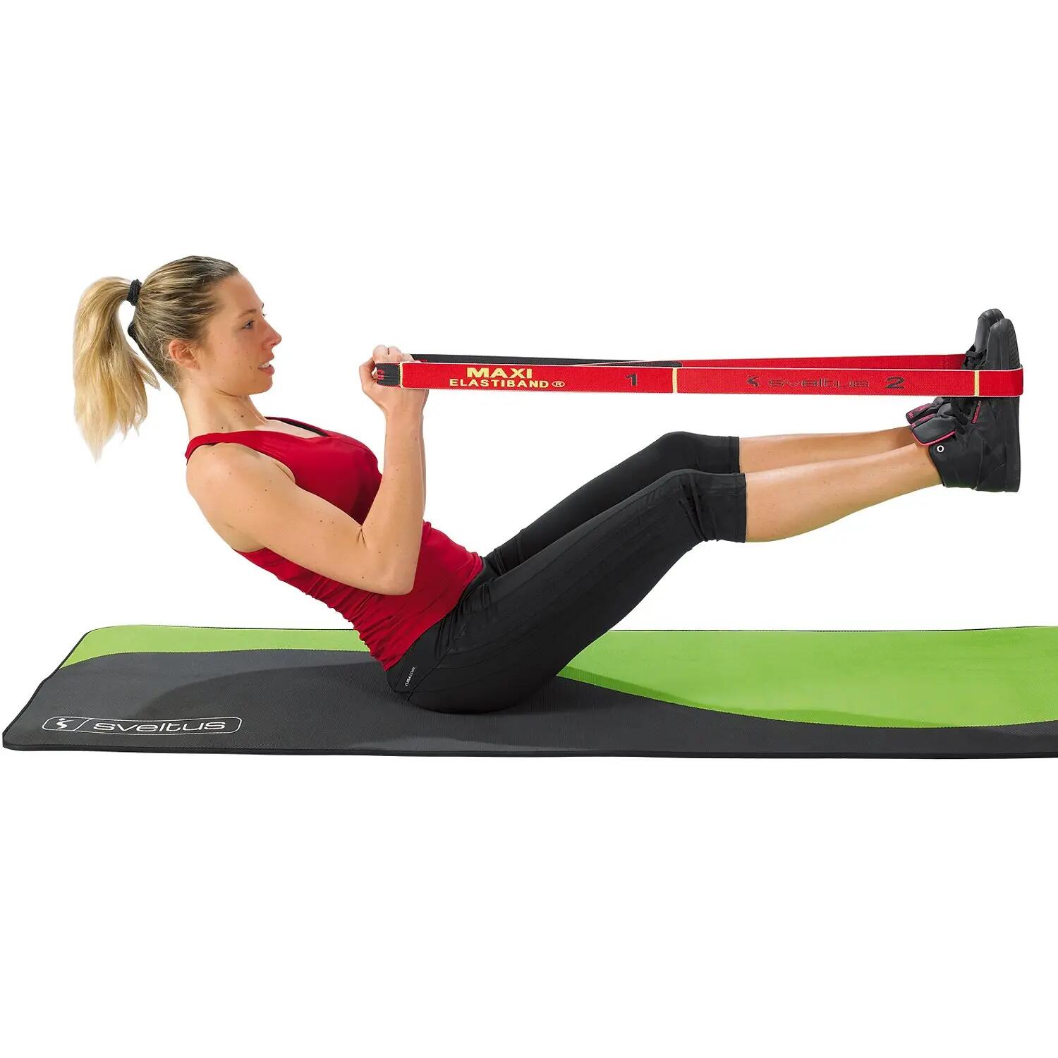 Elastikband Maxi-Elastiband Fitness / Krafttraining Unisex Rot 4/6