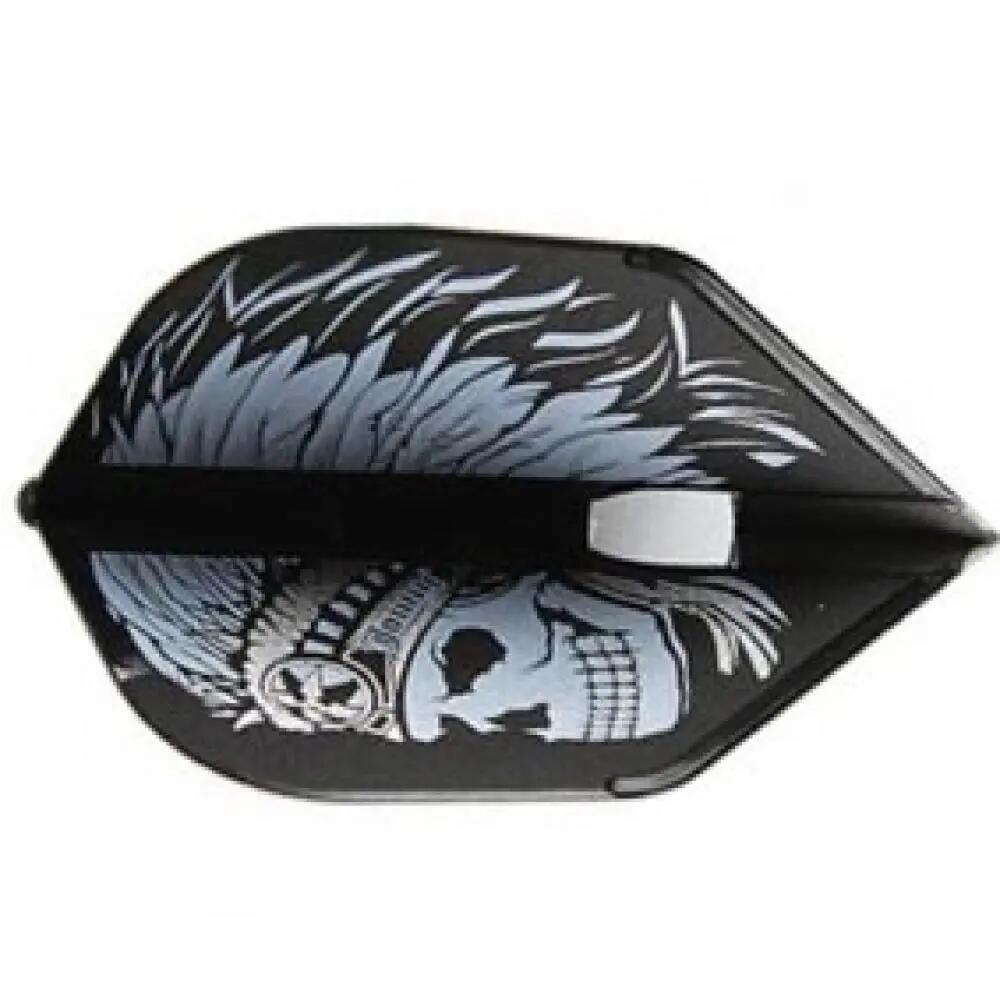 Plumas Champagne L-Style Shape Jonny v. 2 Negro/Blanco 3/3