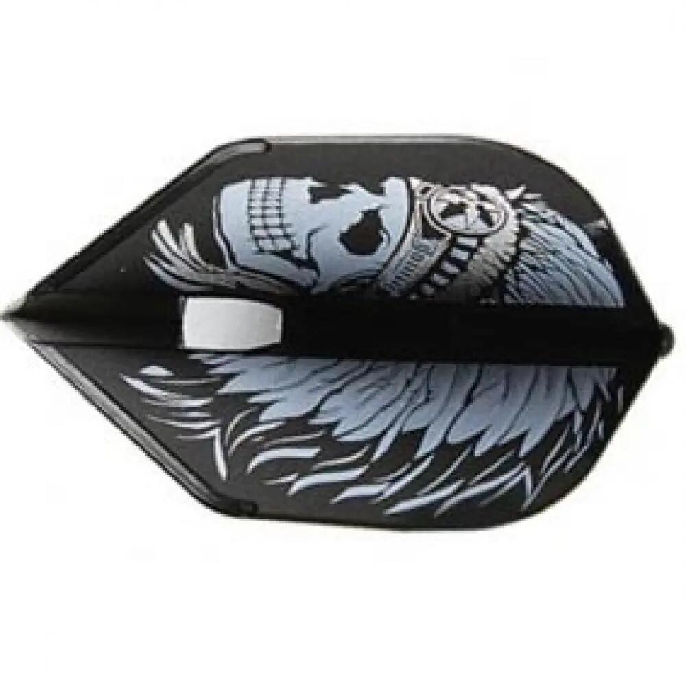 Plumas Champagne L-Style Shape Jonny v. 2 Negro/Blanco 2/3