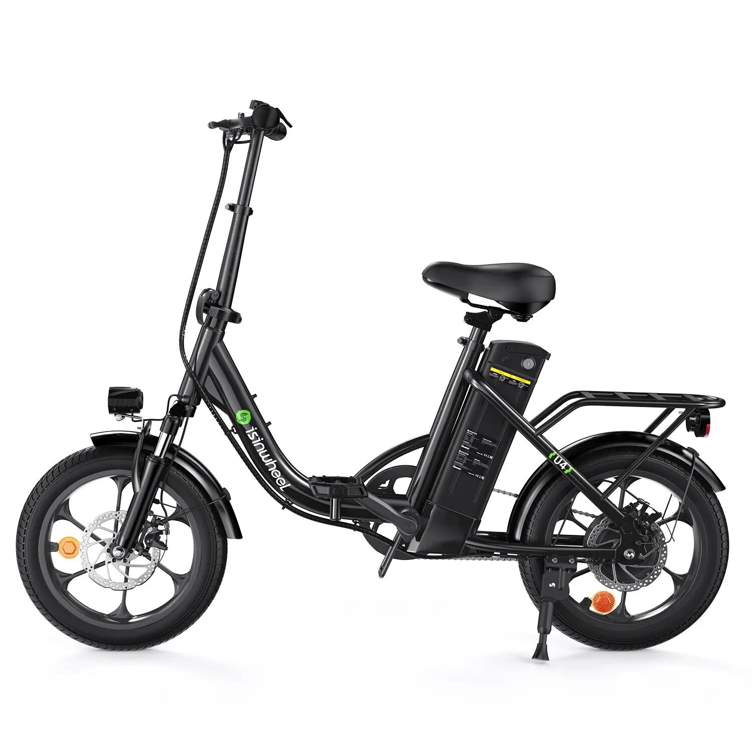isinwheel U4 Elektromos Kerékpár Felnőtteknek, 250W 36V 10.4Ah Akkumulátor 16" 2/7