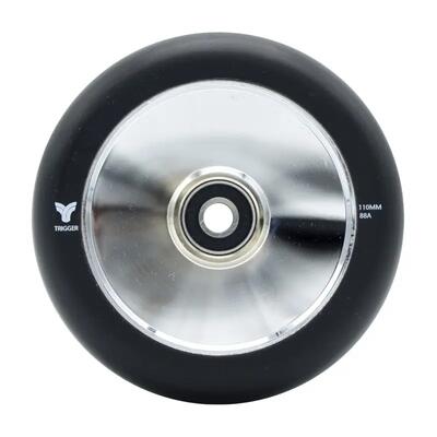Freestyle scooter wielen trigger hollow 110mm 88a chroom zwart x2