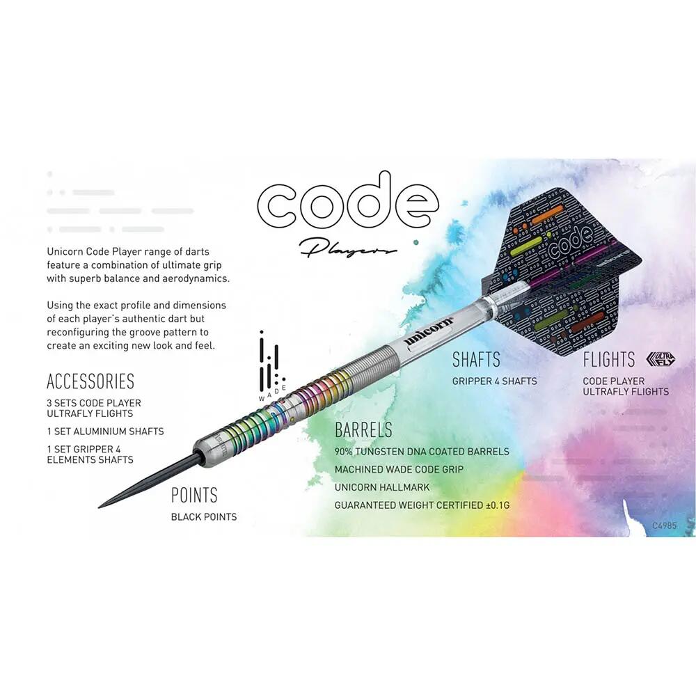 Dardos Unicorn Darts Code James Wade 90% 3/5