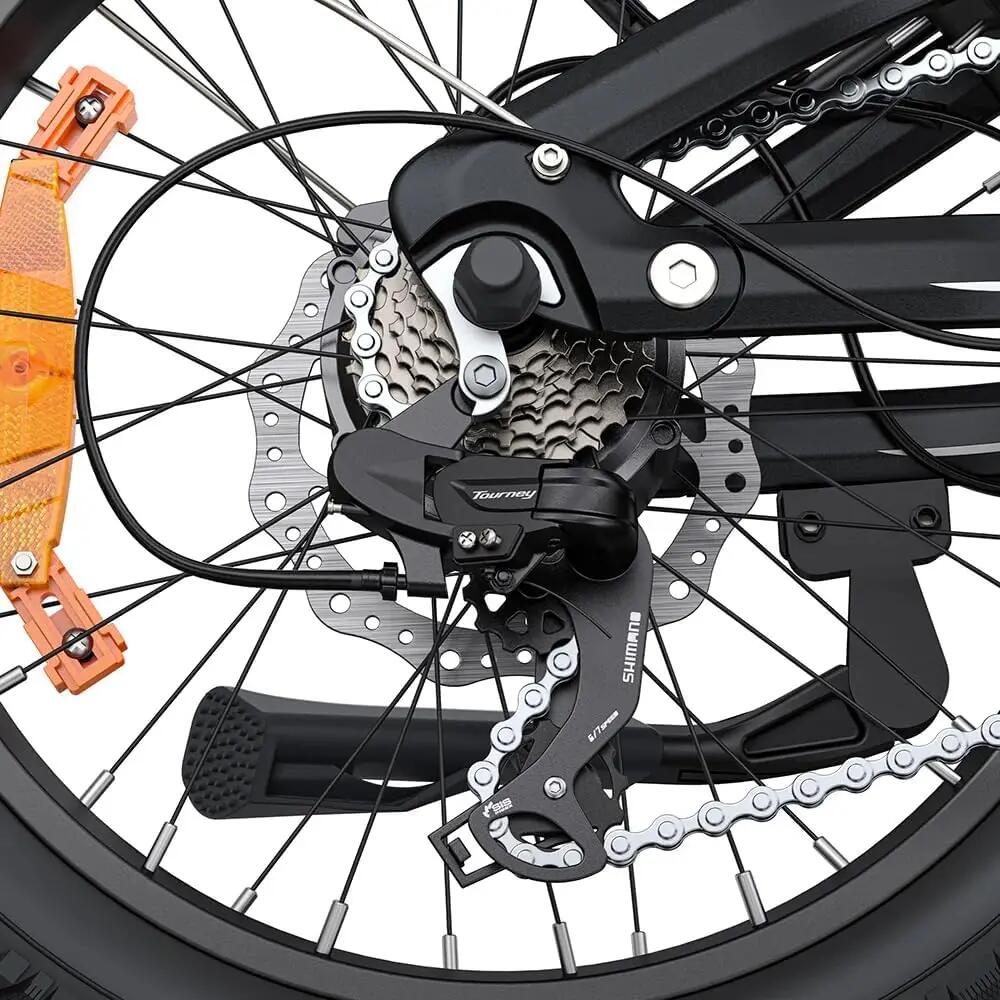 Bicicleta eléctrica ENGWE L20 3.0 Pro con motor central y batería de 48V y 15 Ah 4/7