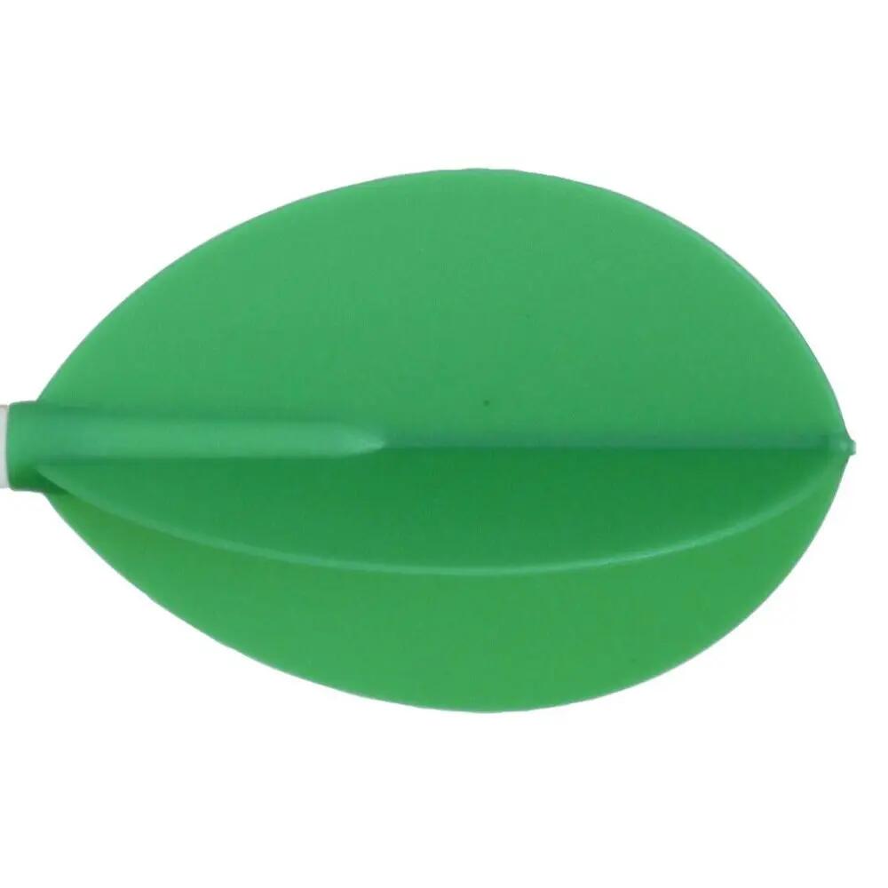 Plumas Fit Flight 6 unid. Oval Verde 2/3