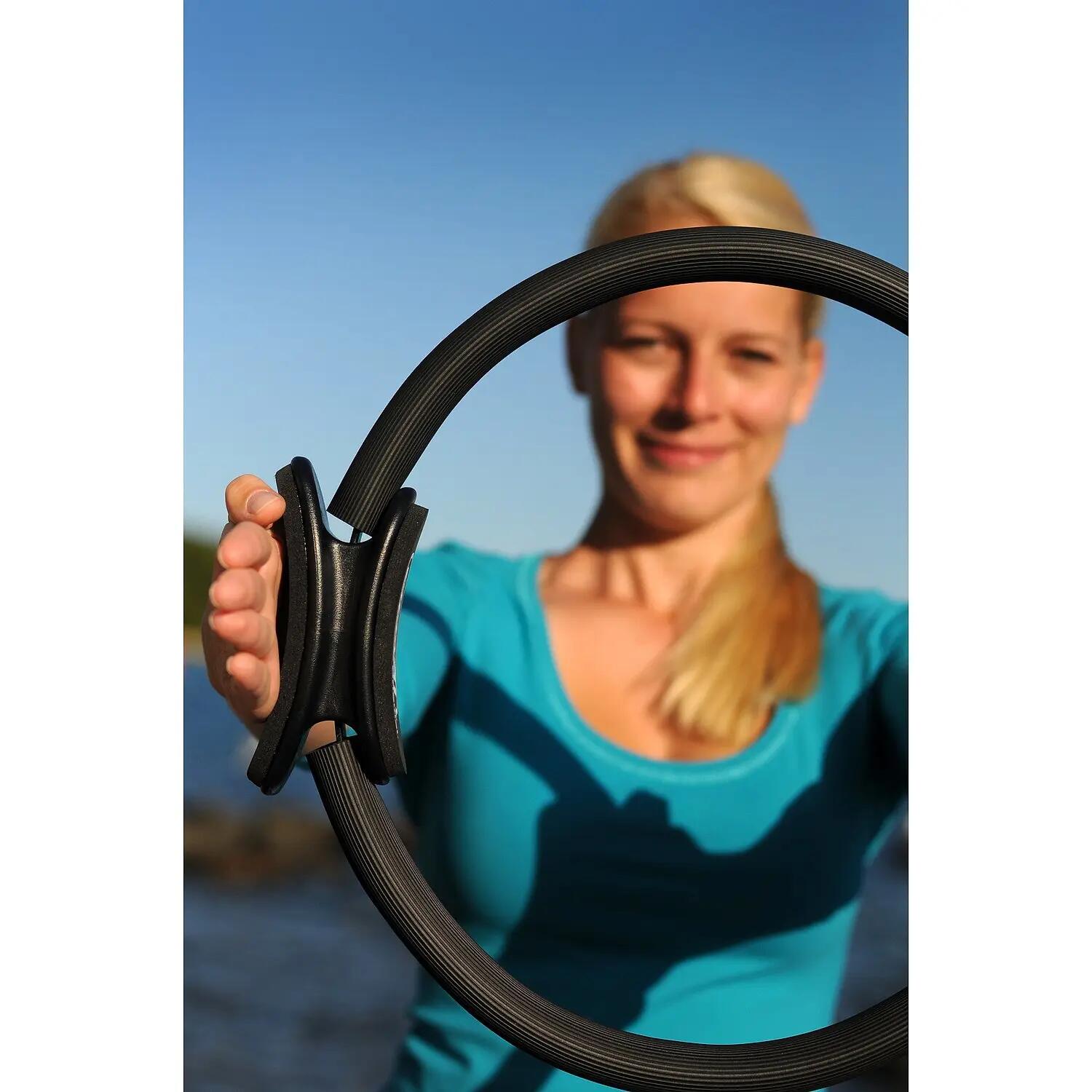 Pilates-Ring Circle 38 cm Pilates Unisex Schwarz 3/4