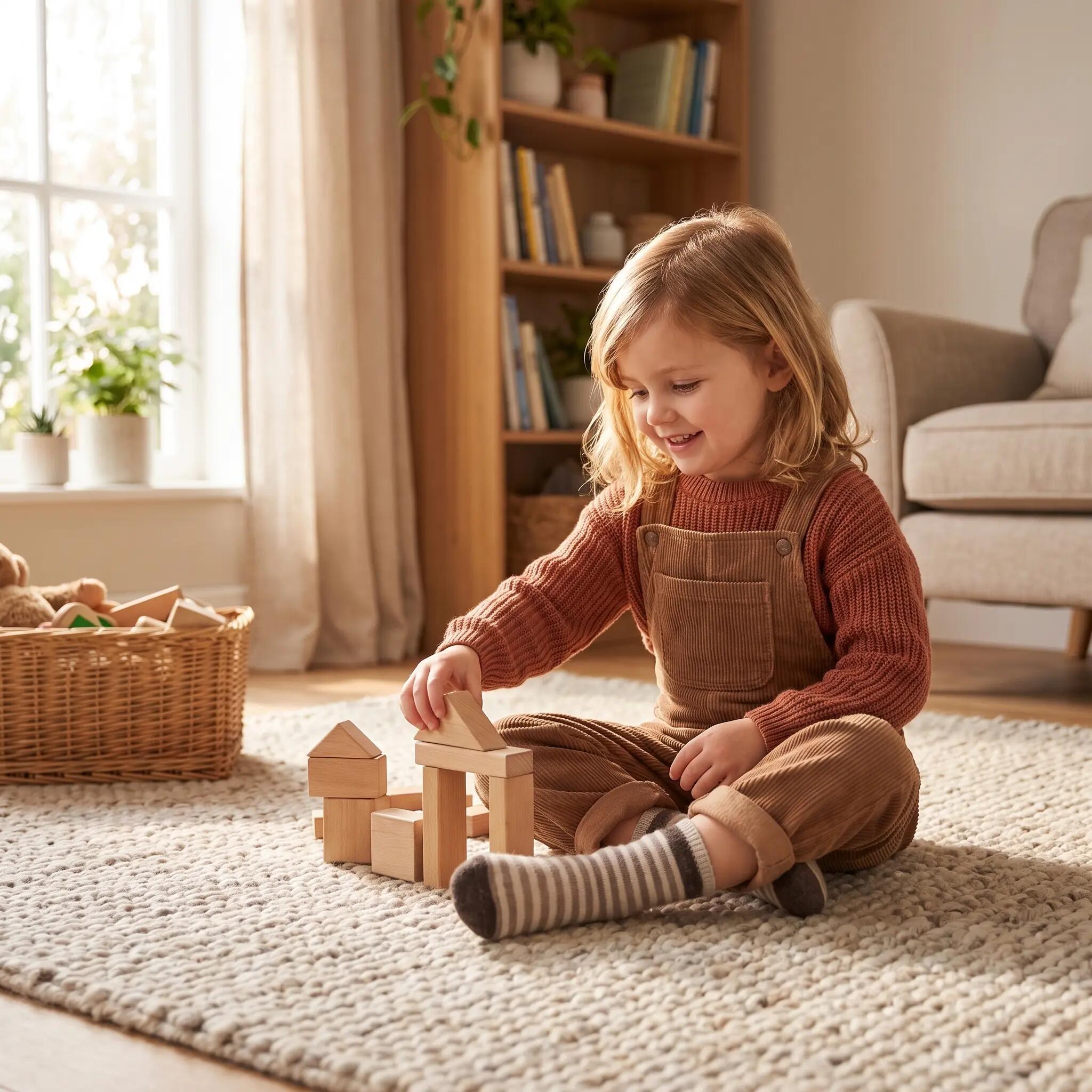 Warme Kindersocken mit Alpakawolle im 4er-Set – weich & formstabil - 23/26 7/7