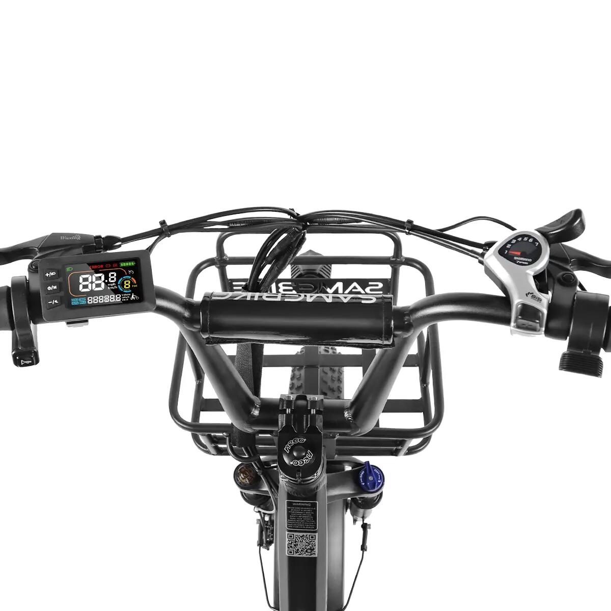 SAMEBIKE C05 Pro elektromos kerékpár 20" 36V 13Ah akkumulátor 5/7