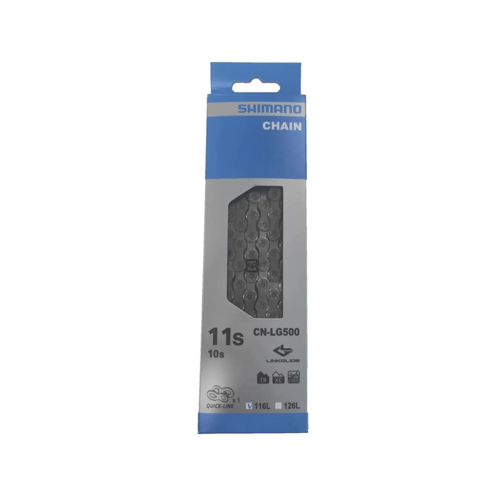 Shimano LinkGlide CN-LG500 10/11-speed Chain 5/7